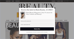 Desktop Screenshot of blackbeautymagazine.com