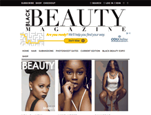 Tablet Screenshot of blackbeautymagazine.com